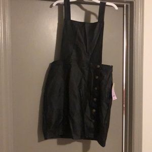Never worn black overall dress!